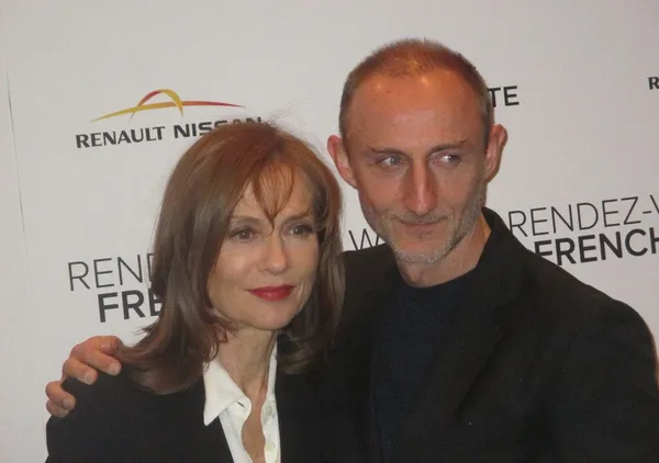 Guillaume Nicloux and Isabelle Huppert at the Valley of Love premiere